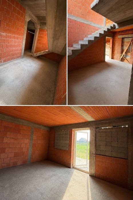 Vand casa la rosu in Mandruloc cu teren 1000mp