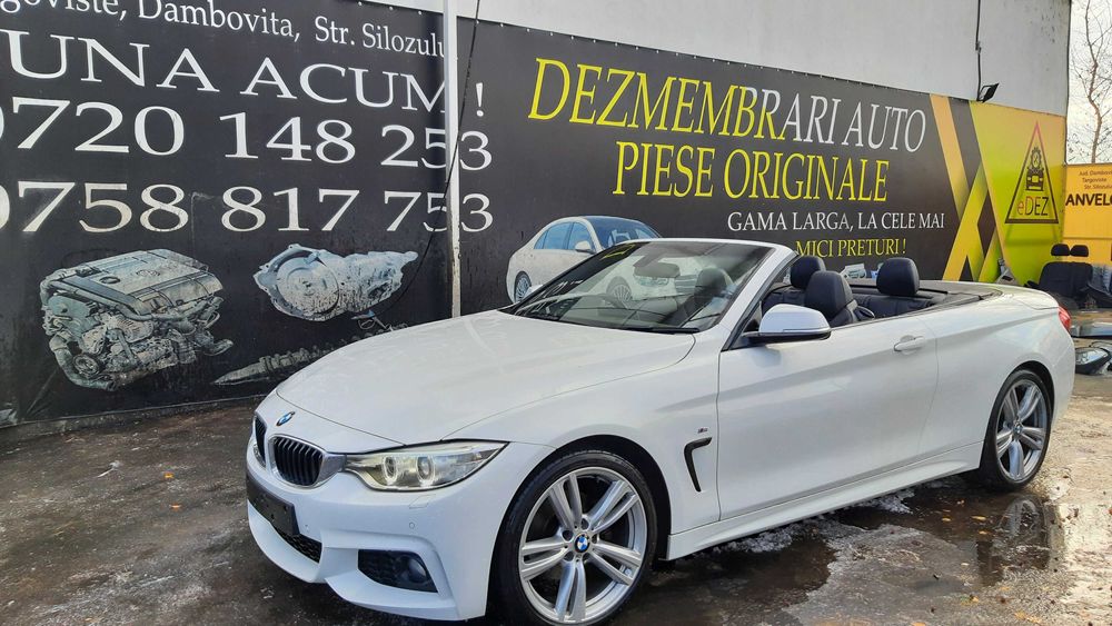 Dezmembrez bmw seria 4 cabrio F33 420D n47 m-pack/bara fata m/capota/