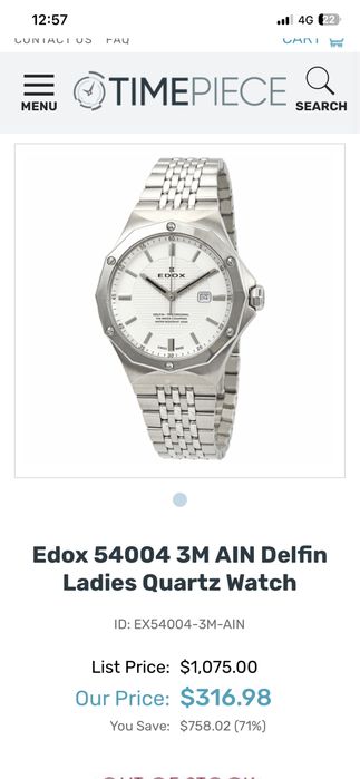 Ceas edox elvetian impecabil