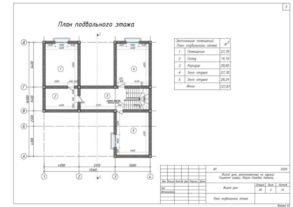Kadastr uchun hujjatlar va Arxitektor, Dizayner xizmatlari