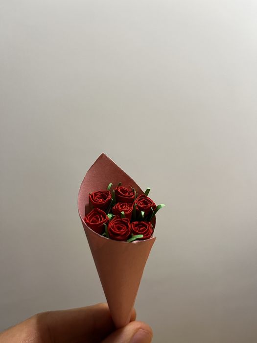 Handmade - Buchet trandafiri