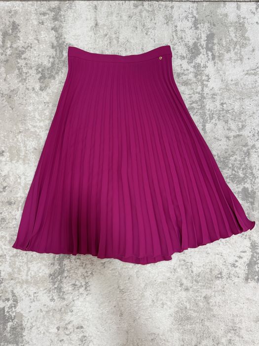 Fustă Plisată NISSA Magenta / Roz Fucsia - Mărimea 42 (XL)