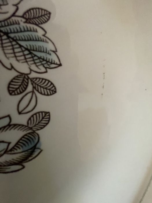 Голяма чиния с маркировка ЗиК (СССР)