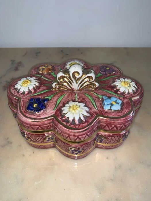 Bomboniera portelan ,cu capac