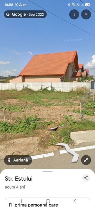 Teren intravilan Santandrei 775mp dublu front stradal