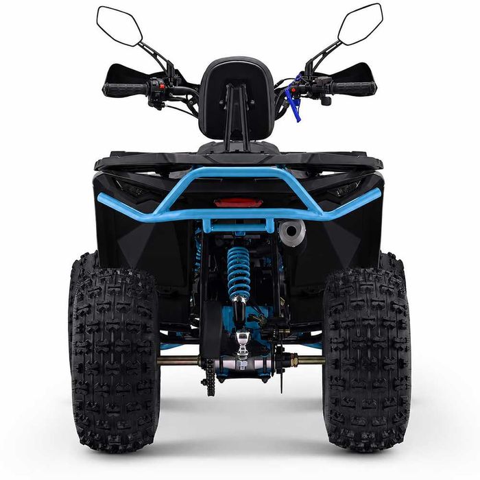 Atv 125cc MNR Troodon Deluxe 8" semi-automat 4T benzina negru/albastru