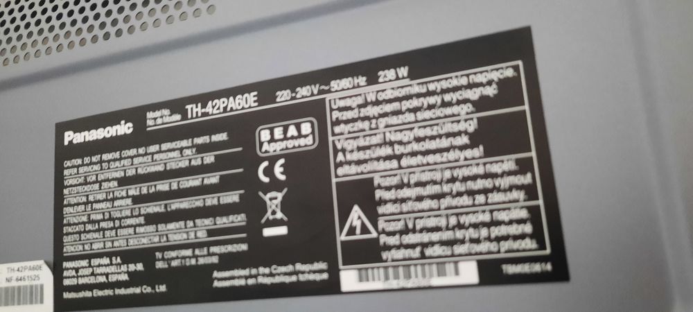 Телевизор плазменный Panasonic