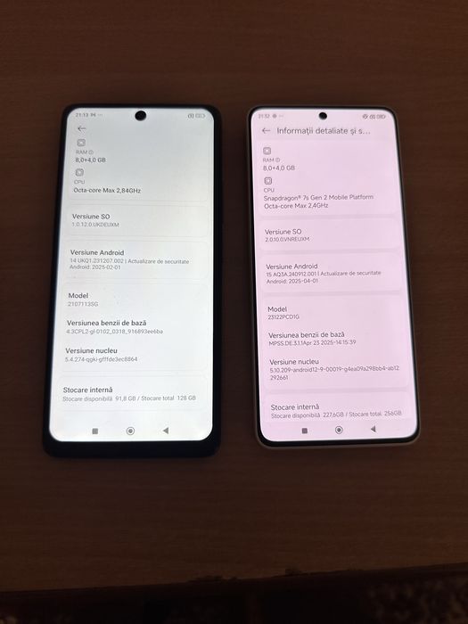 Vand ieftin POCO X6 256gb si Xiaomi mi 11t pro 128gb