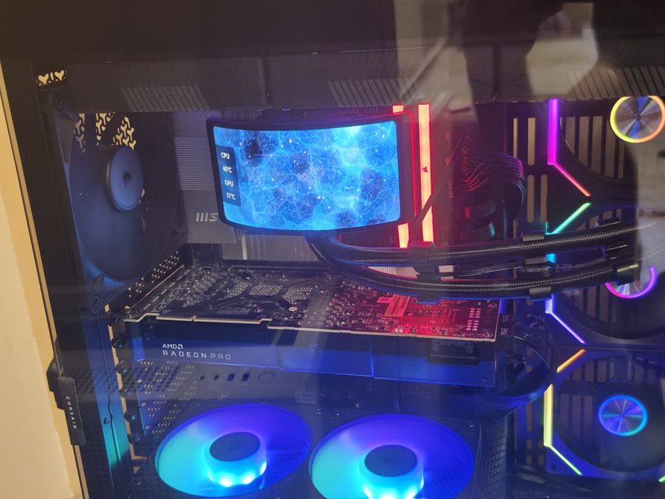 Cooler procesor Thermalright răcire cu apă Water Cooling Rainbow Vision 360 Turbo ARGB Black - Ecran OLED curbat de 6.67 inch RAINBOW-VISION-360
