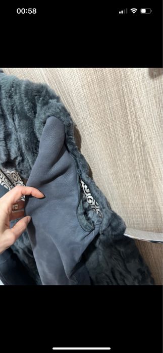Cojocel dama din piele si blana naturala de miel