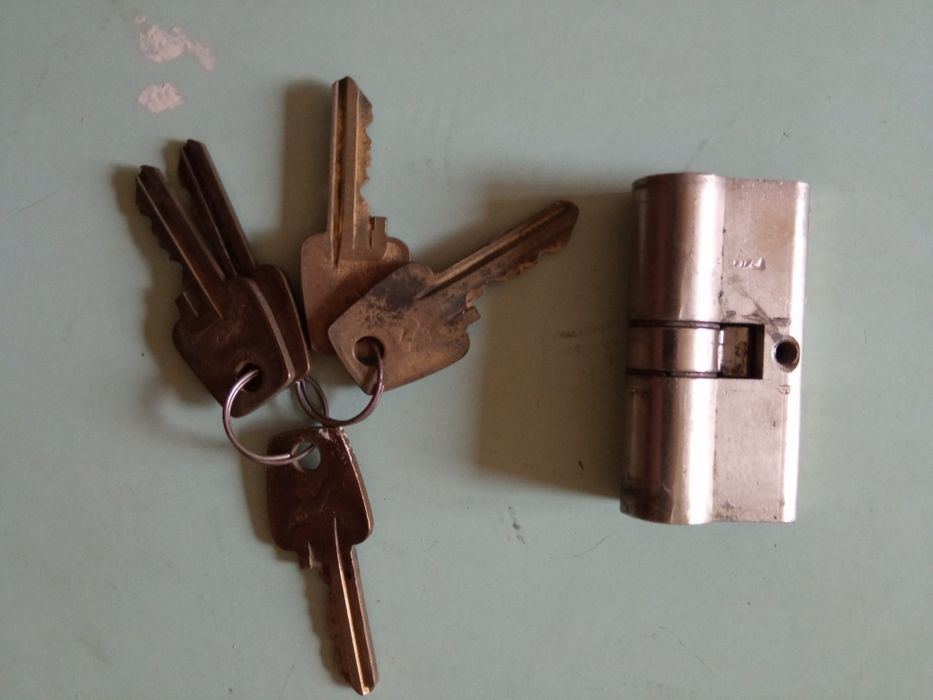 Личинка цилиндровый механизм для врезного замка с ключами