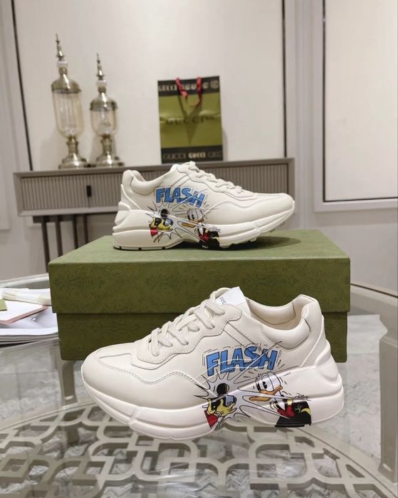 Gucci X Disney Rhyton Donald Duck Sneakers