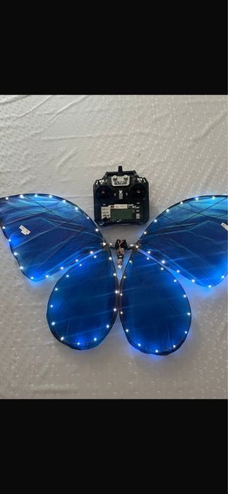 Бионический бабочка дрон бабочка светящий летающий для свадьбы штатив