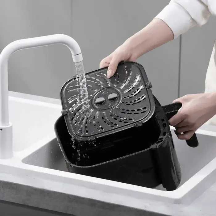 Умная Фритюрница-аэрогриль Xiaomi Fryer 6,5L Global (черный)