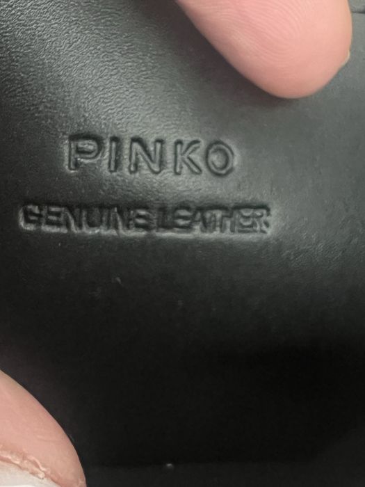 Чанта Pinko от естесвена кожа