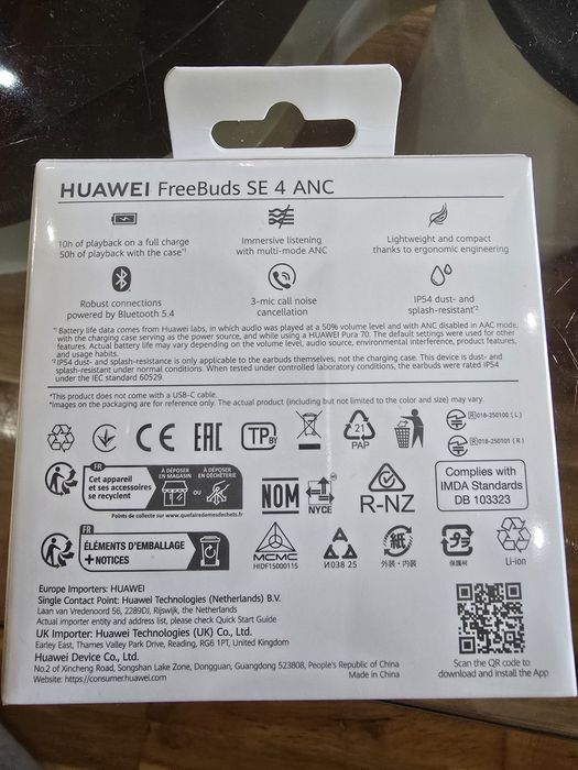 Huawei freebies SE 4 ANC