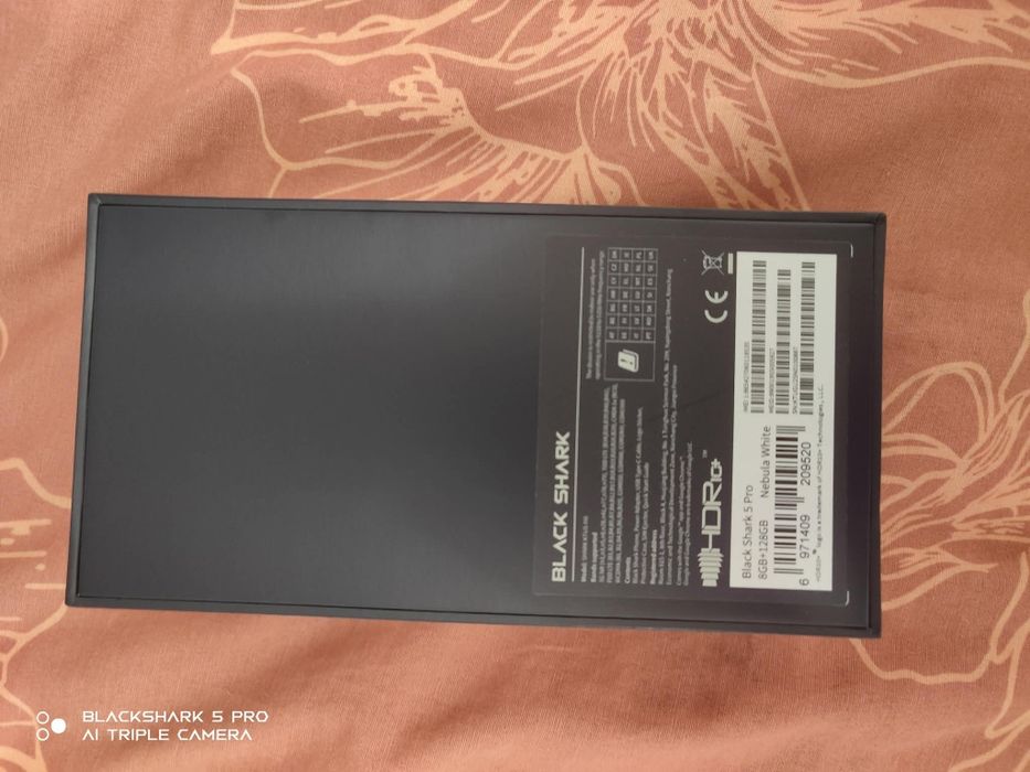 Black Shark 5 Pro Nebula White – NOU, SIGILAT – 8GB RAM / 128GB – Gami