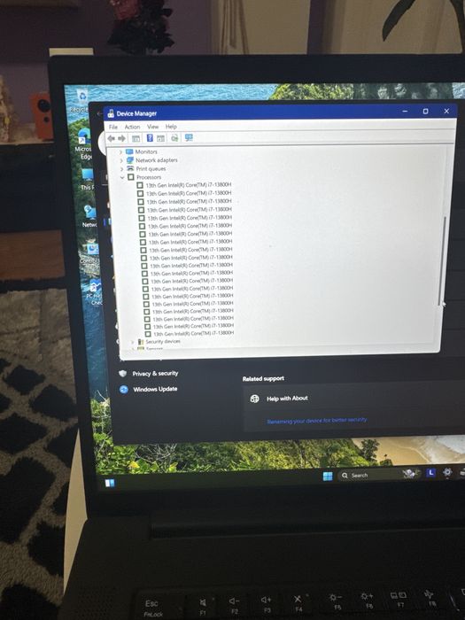 Laptop Workstation Lenovo P1 gen 6 i7 Rtx 32 gb ddr5 dock