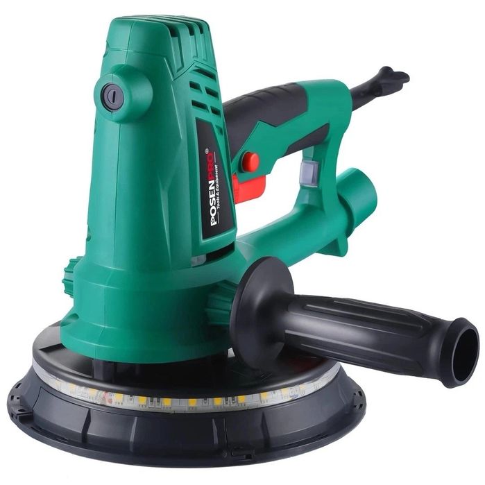 Шлайфмашина за гипсокартон 750W, 180mm, LED, 1500–2700 RPM