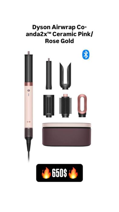 Dyson 100% orginal, airwrap hamma modeli,garantiya bilan