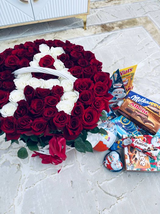 Розы 71 штук красивые.Торг есть.Доставка бесплатная