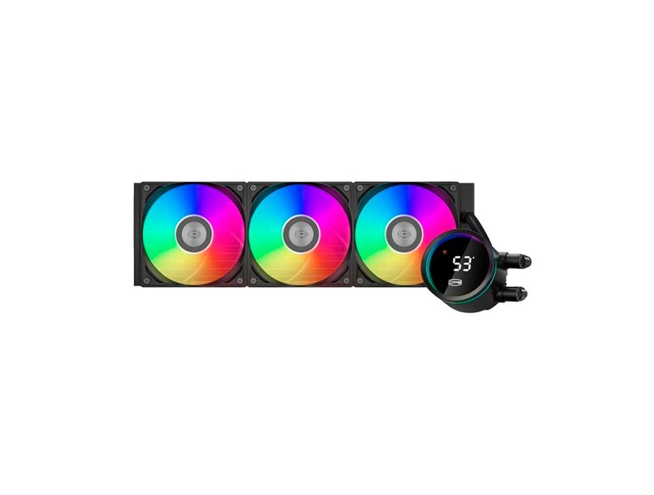 { Pccooler D360 RGB водяное охлаждение 360mm для процессора LGA 1700