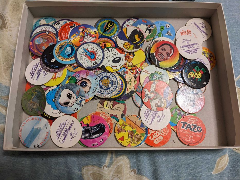 Хописи, бомби от 90-те. American caps, Hoppies, Tazo, Фогис и др