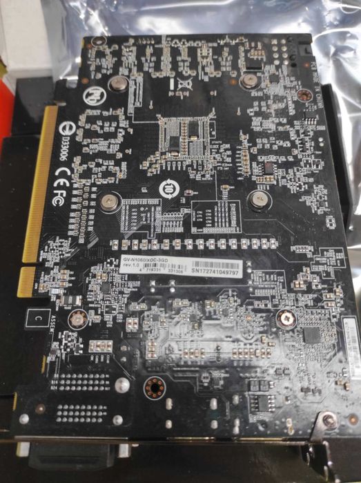 Видео карта NVIDIA GeForce GTX 1060-3gb. 80лв.