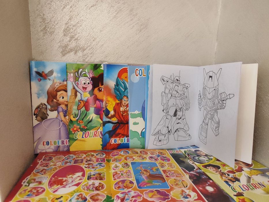 Книжки за оцветяване 0.95лв