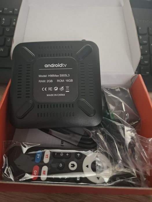 Android tv nou cutie android 14, voce, fast wi-fi, smart tv