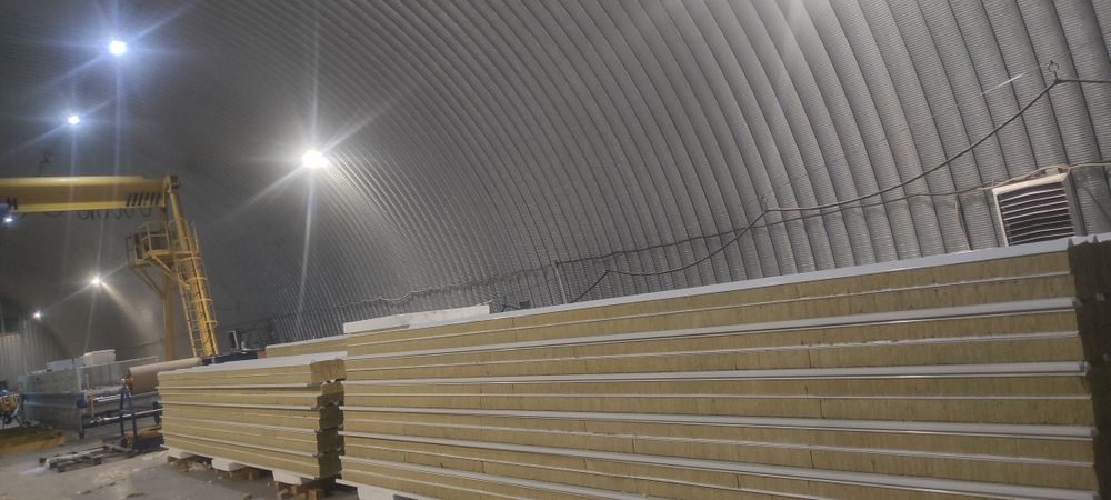 Сэндвич-панели стеновые и кровельные