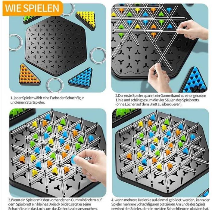 Triangle Chess - Верижна игра шах триъгълник за деца и възрастни