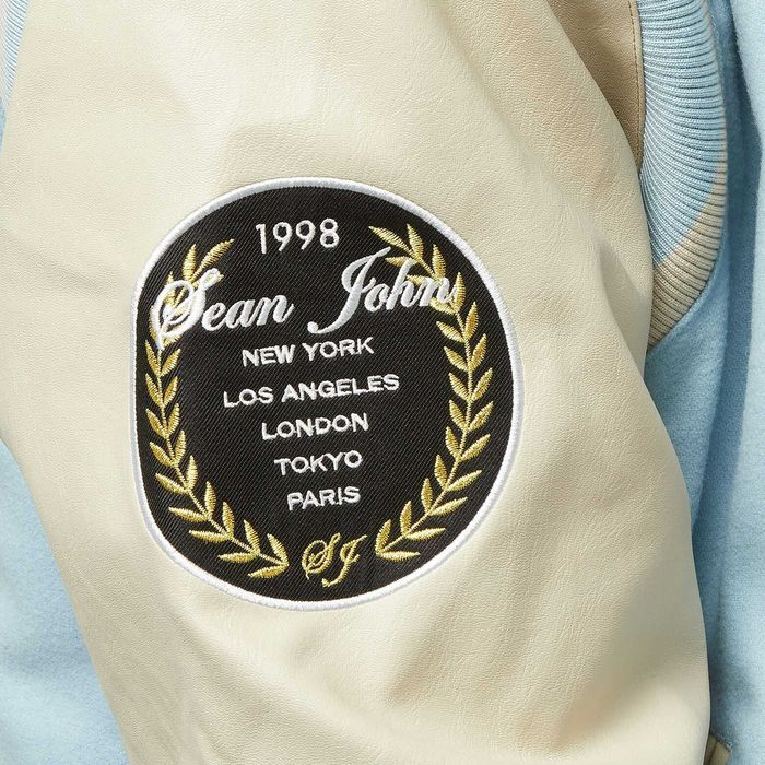 Sean John SJ Script Logo College Jacket ОРИГИНАЛНО мъжко яке XL