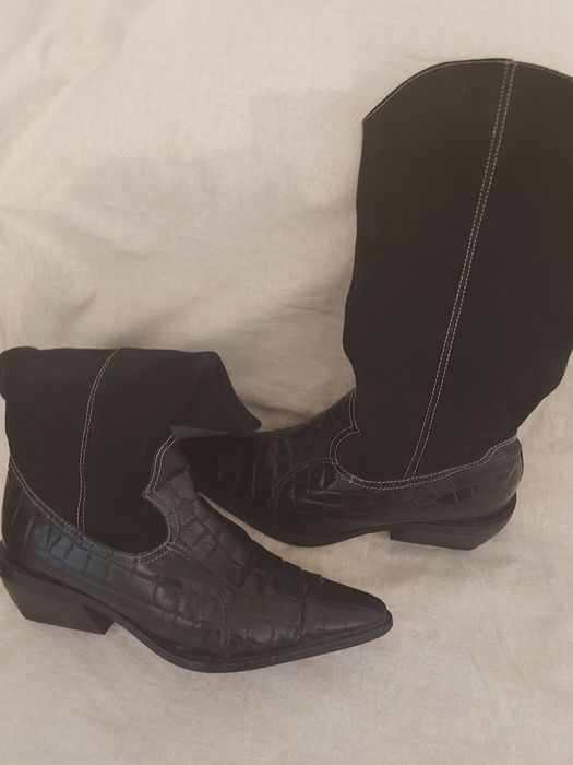 Женская обувь, сапоги-казачки