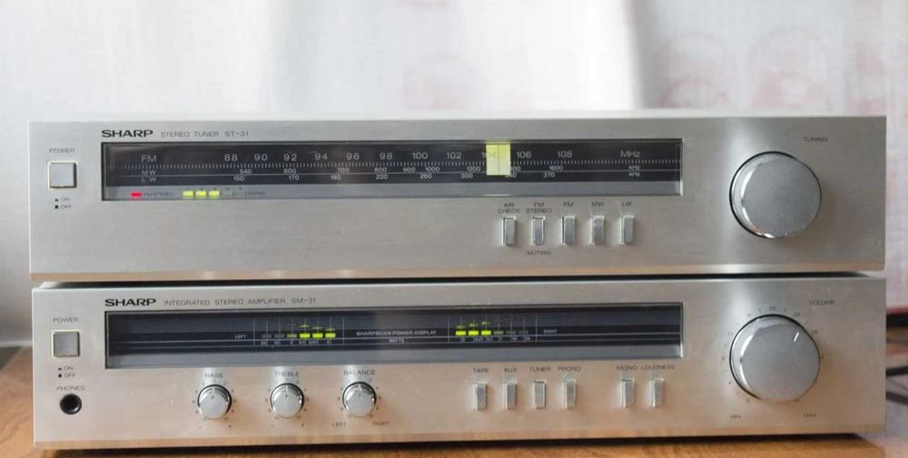 SHARP SM-31 + SHARP ST-31 (усилитель + тюнер)