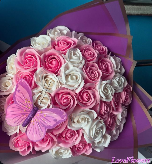 Aranjamente trandafiri sapun   (Doar cu ridicare personala)