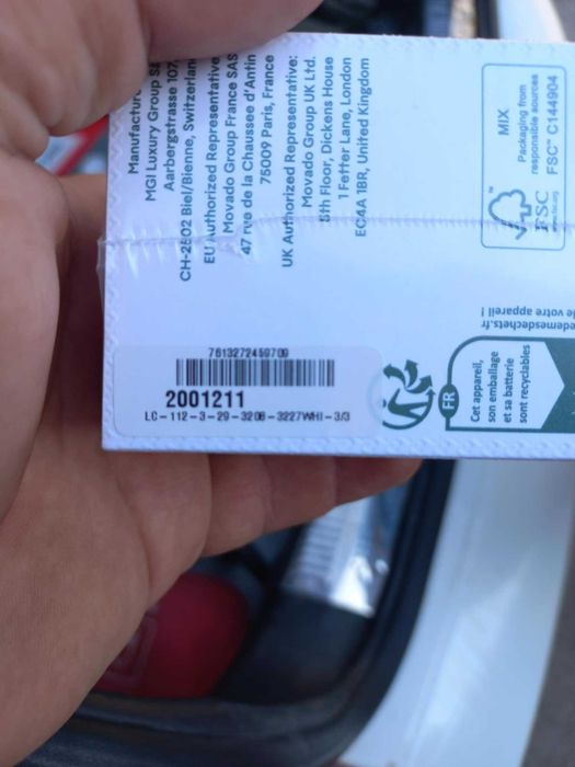 Ceas de dama £acoste 2001211, alb