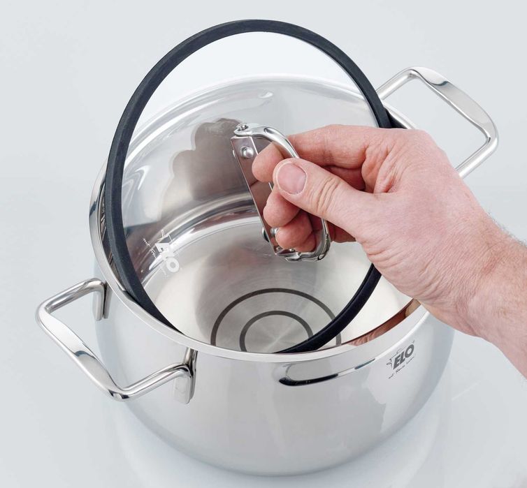 Set 3 Oale de inox cu capac Extra Top German Quality - ELO Mystery