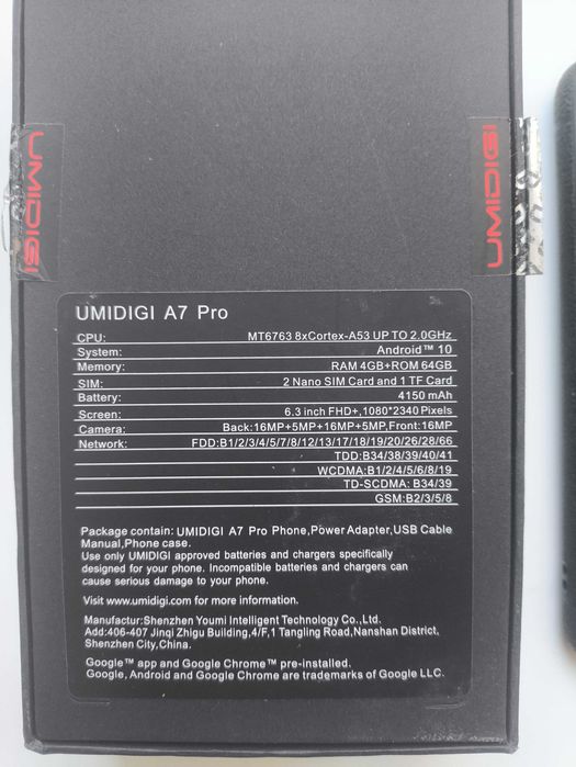 Umidigi A7 pro 4/64 продам