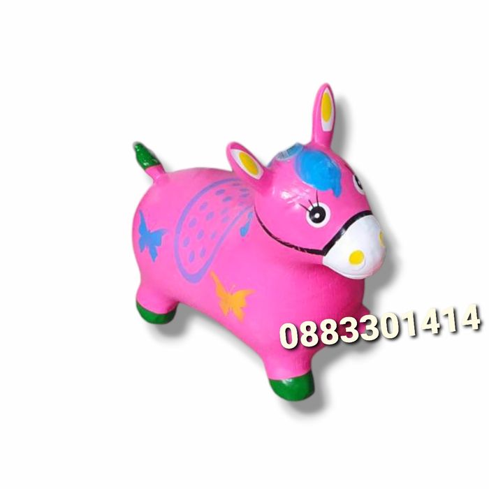 Конче за скачане Музикално магаре за скачане със звук и светлини