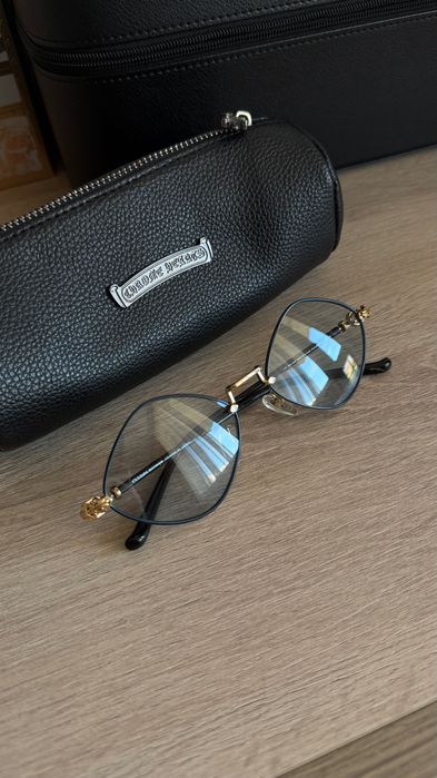 Chrome Hearts слънчеви очила в синьо