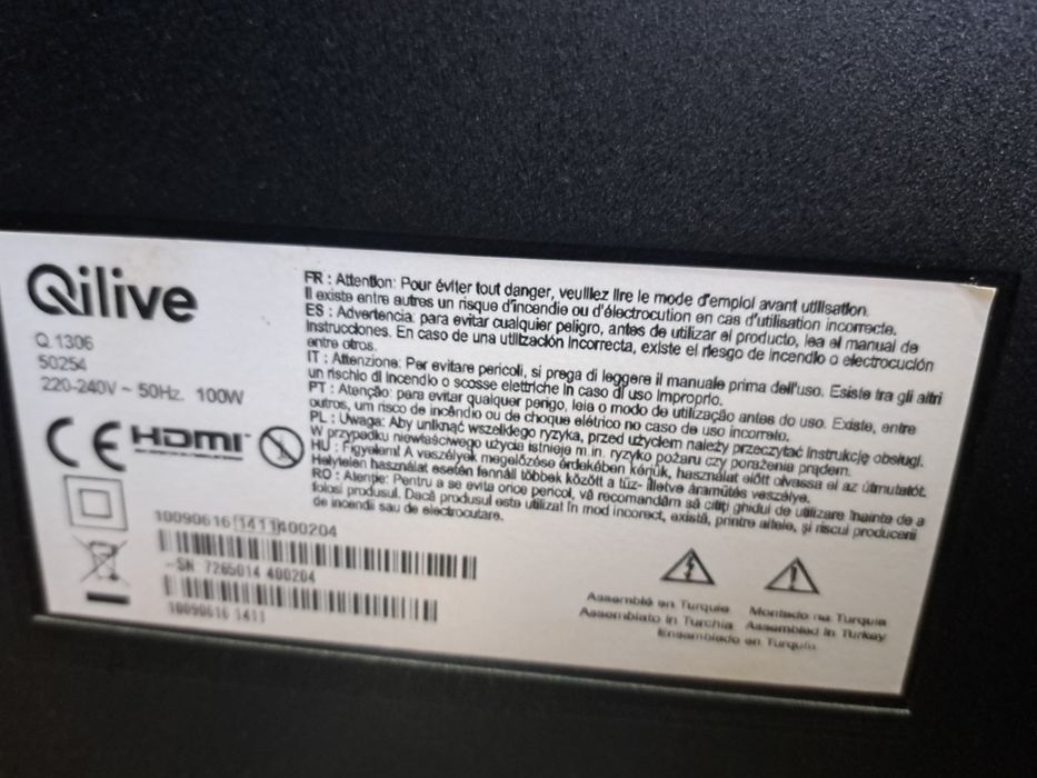 Televizor QLIVE Q1306 DEFECT