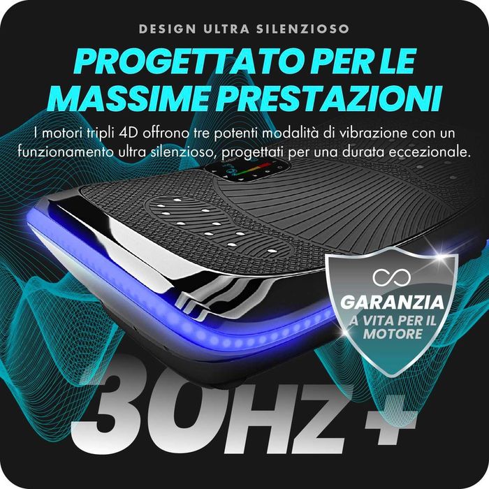 Platformă vibratoare Bluefin® 4D pentru slăbire