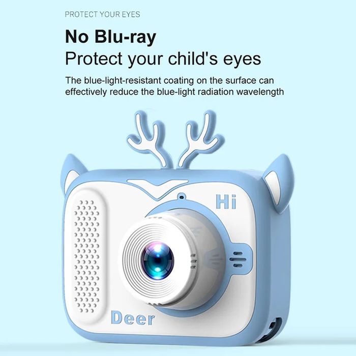 Игрушечный детский фотоаппарат с селфи камерой, подарок детям, podarka