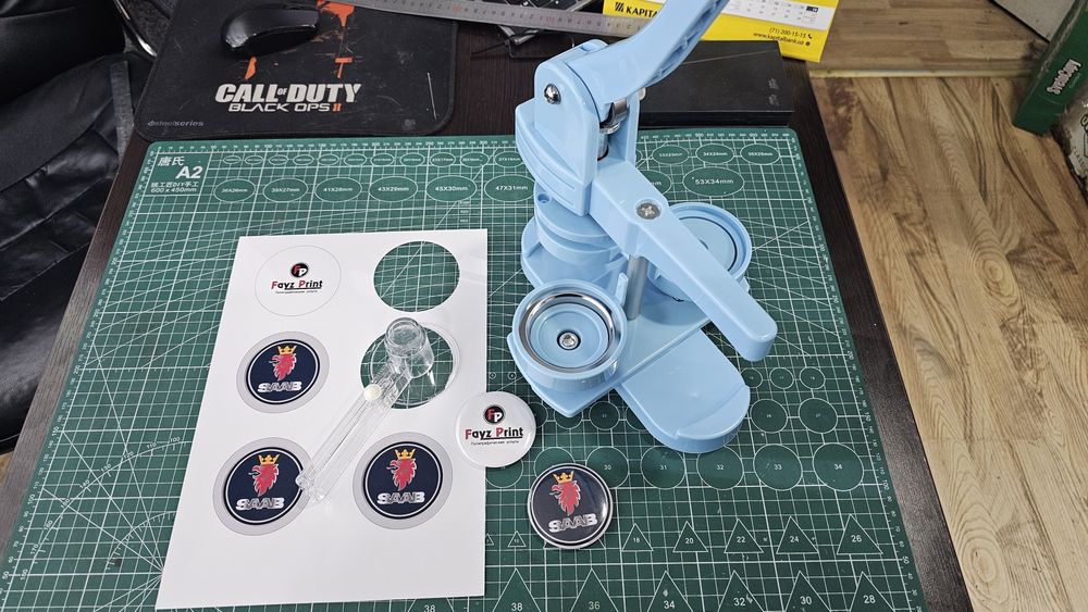 пресс и для значков 58 мм в 50 значок в бонус