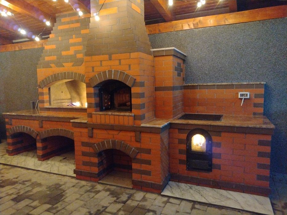 Execut grătare  gradina și sobe de teracotă/cărămidă