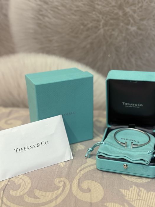 Tiffany Браслет Wire с бриллиантами