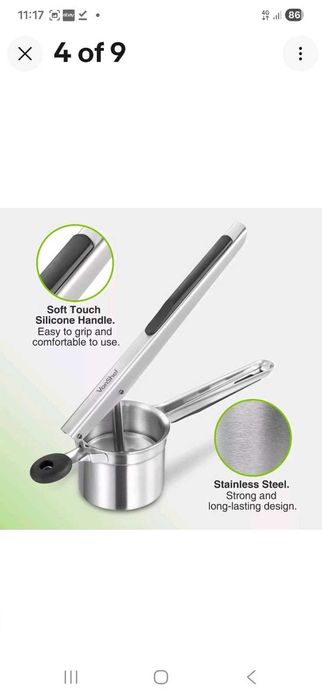 Преса за картофи / Potato Ricer Masher от Неръждаема стомана вносна