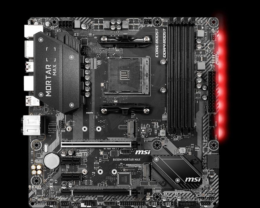Материнская плата MSI B450M MORTAR MAX