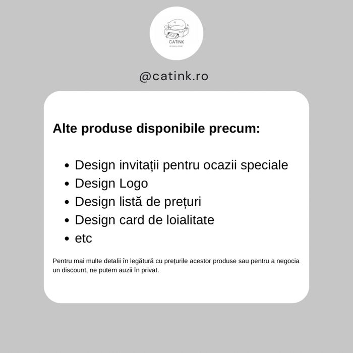 Ofer servicii design si printare